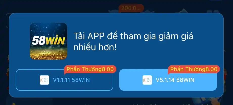 Tải Ứng Dụng 58WIN